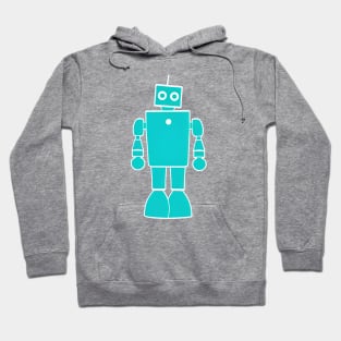Adorable Robot: A Playful and Modern Artwork to Brighten Your Space Hoodie